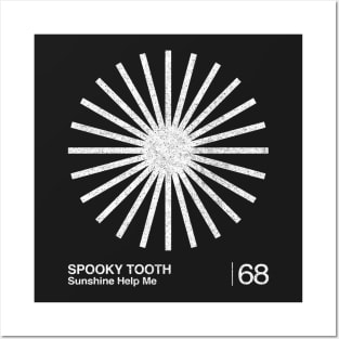 Spooky Tooth / Minimalist Graphic Artwork Design Posters and Art